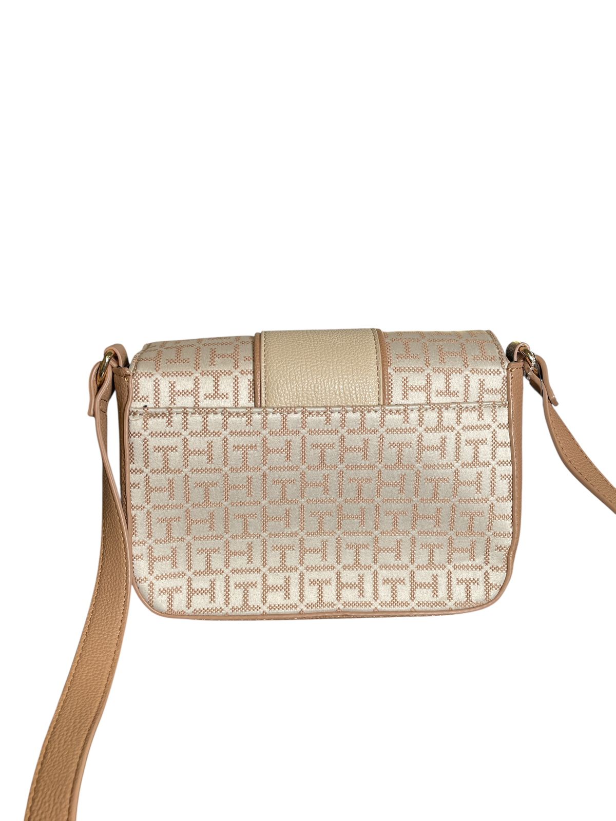 Crossbody Tommy Hilfiger Beige Monogram Elegance