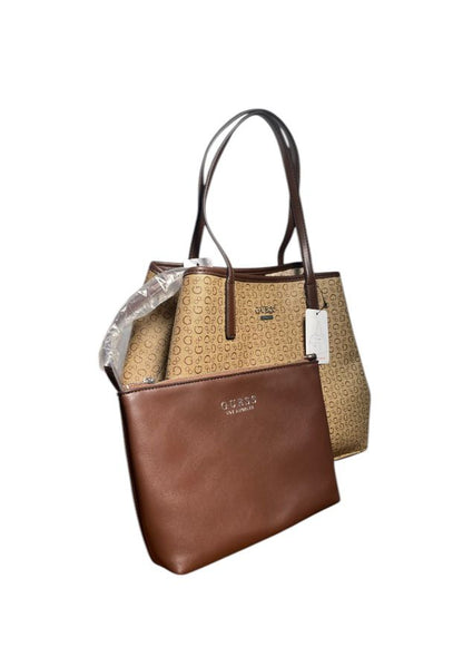 Set Guess 2 en 1: Bolso Tote + Muñequera Chocolate