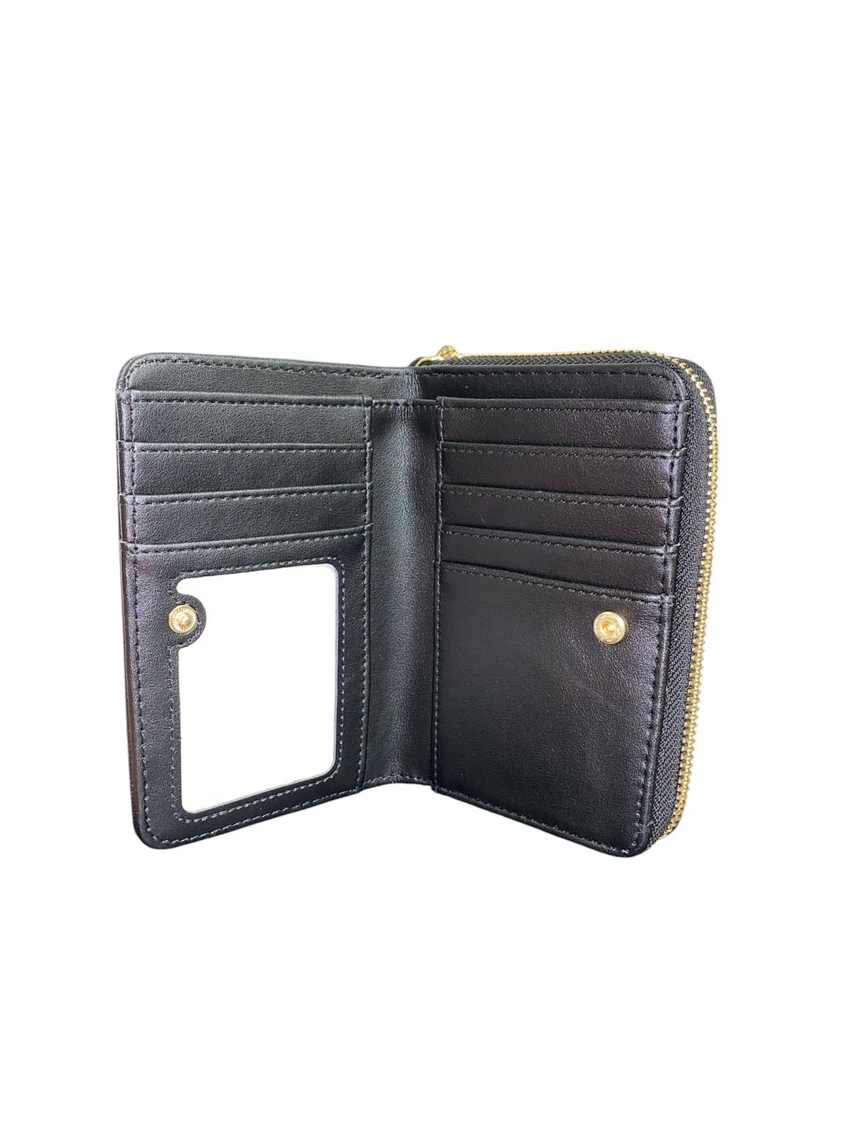 Cartera Steve Madden Negra con Cierre Zip